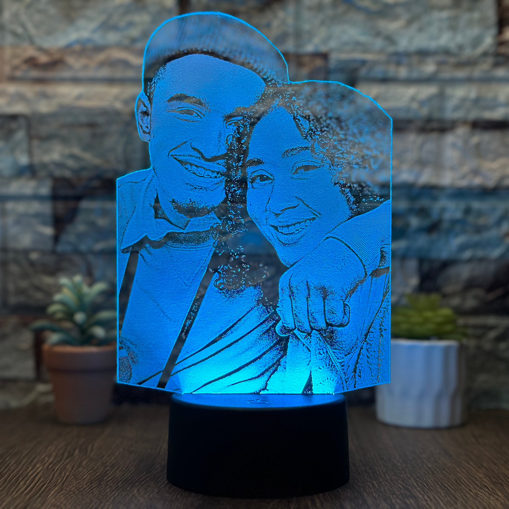 3D Led Lámpa - Házaspár