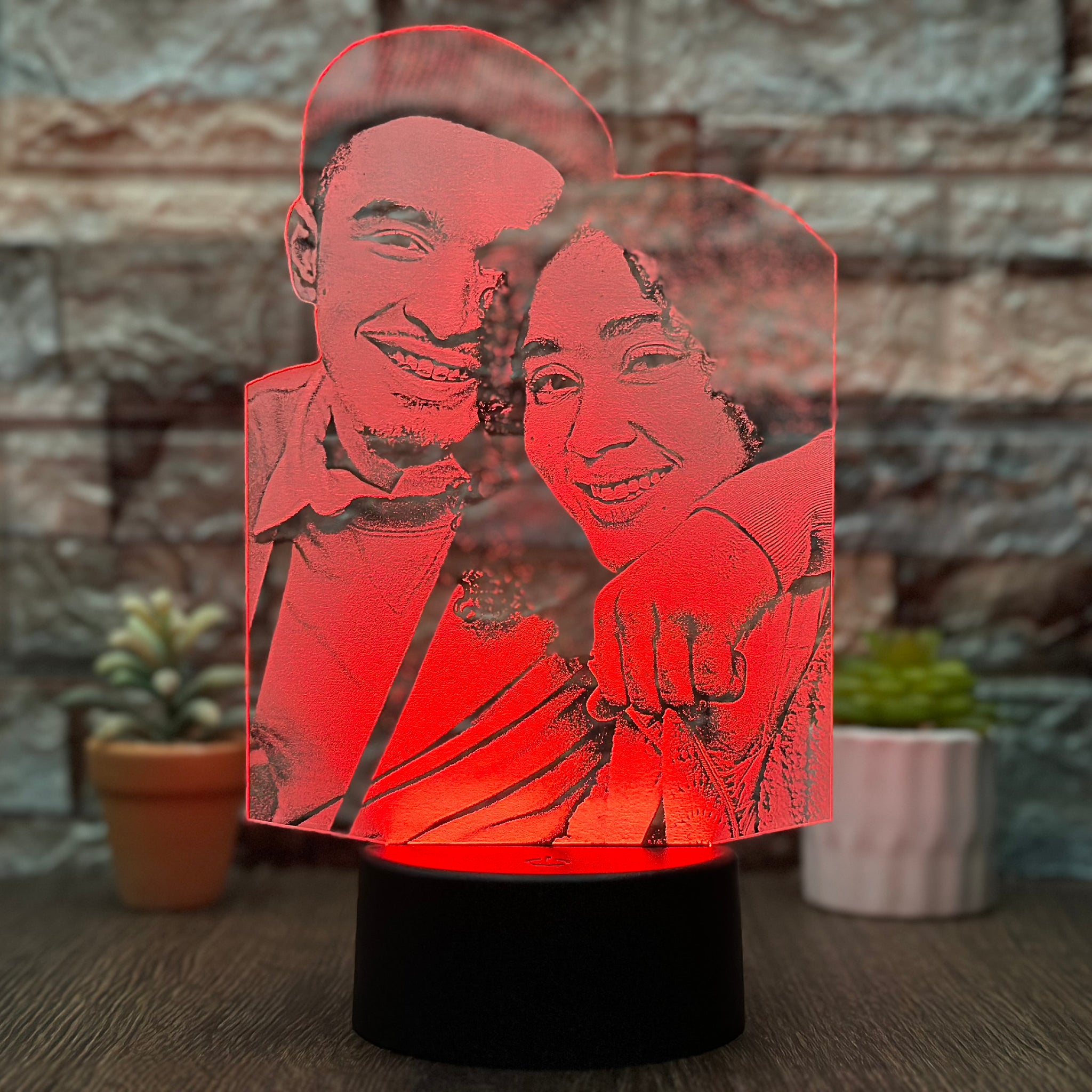 3D Led Lámpa - Házaspár