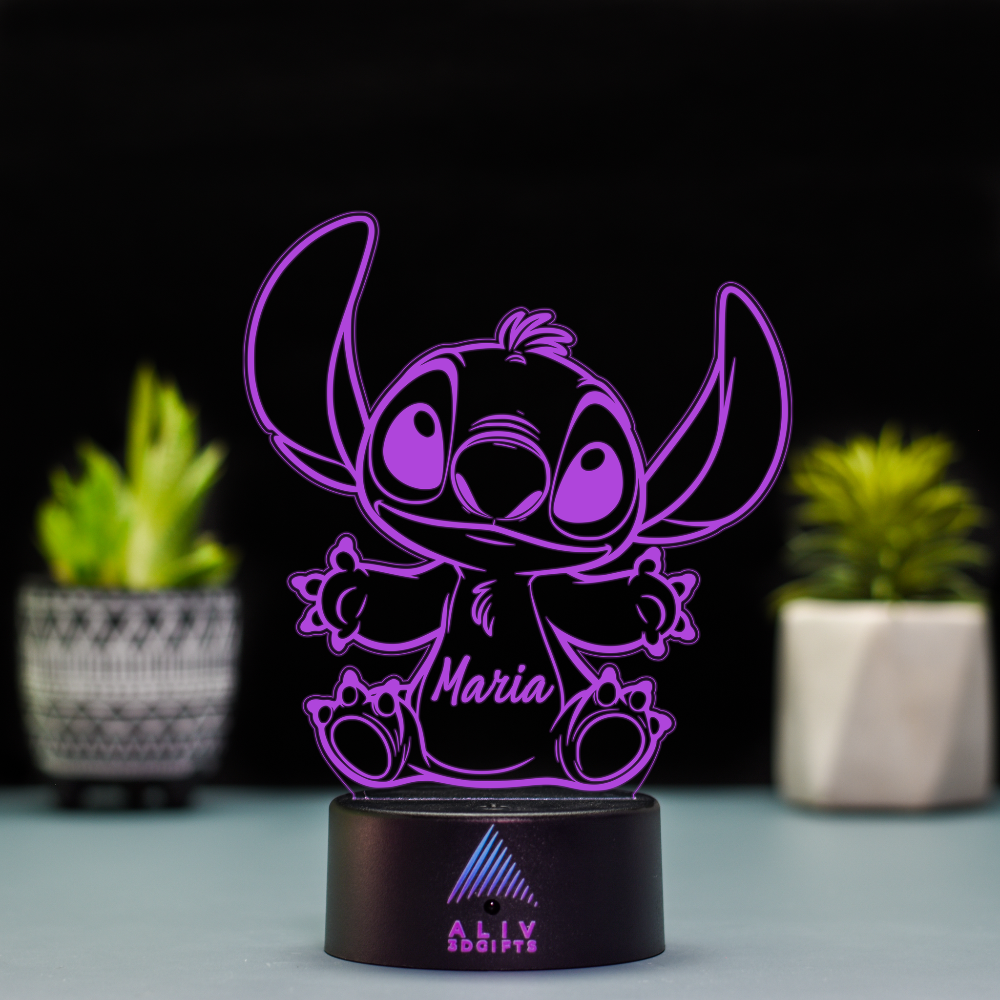 3D Led Lámpa - Stitch