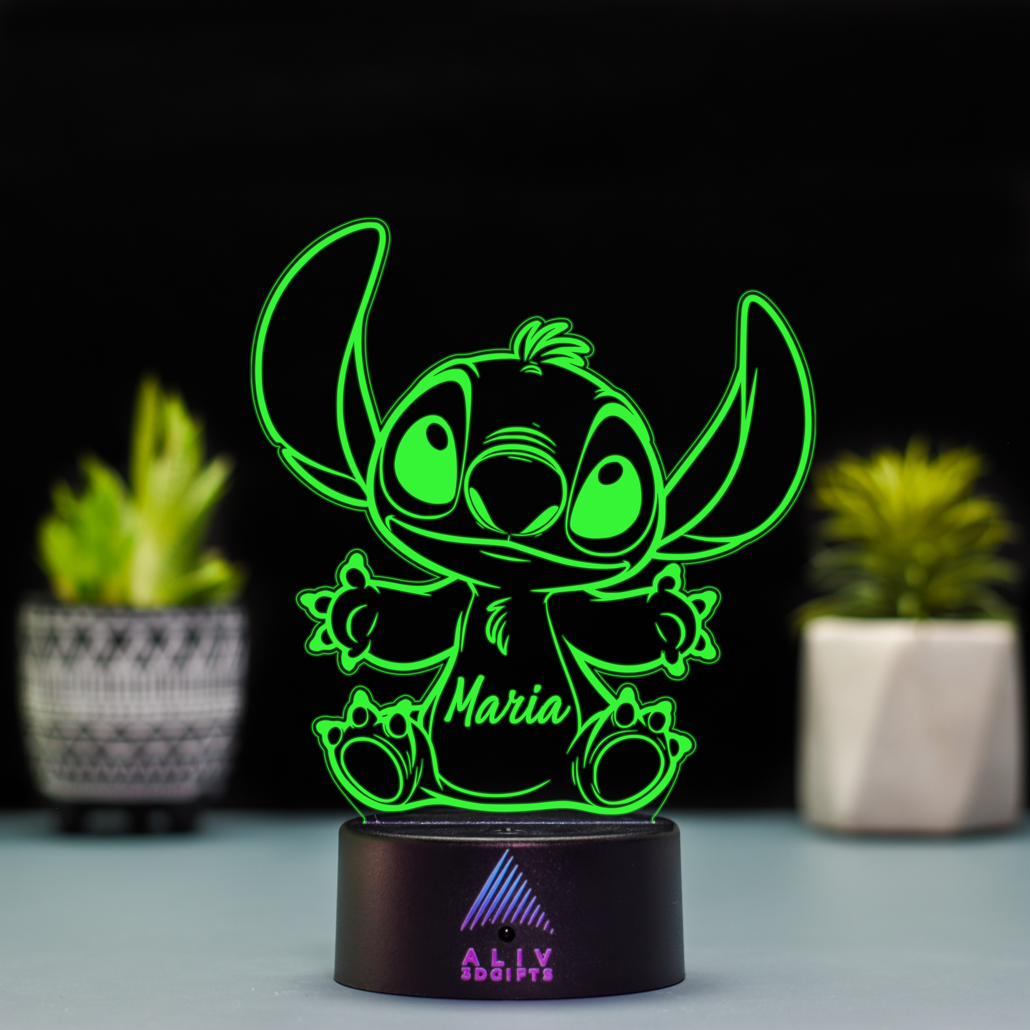 3D Led Lámpa - Stitch